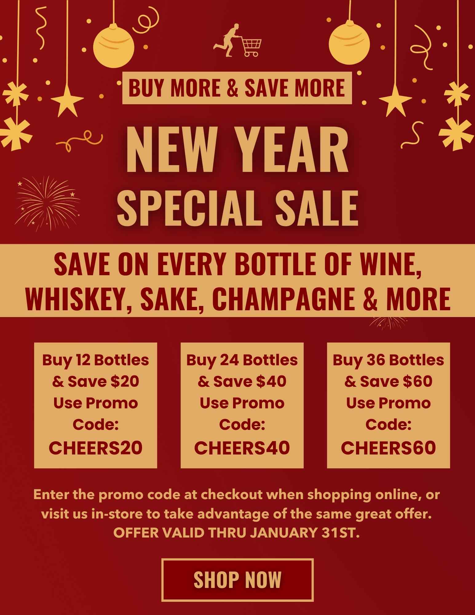 2024 New Year Sale Westchester Wine Warehouse